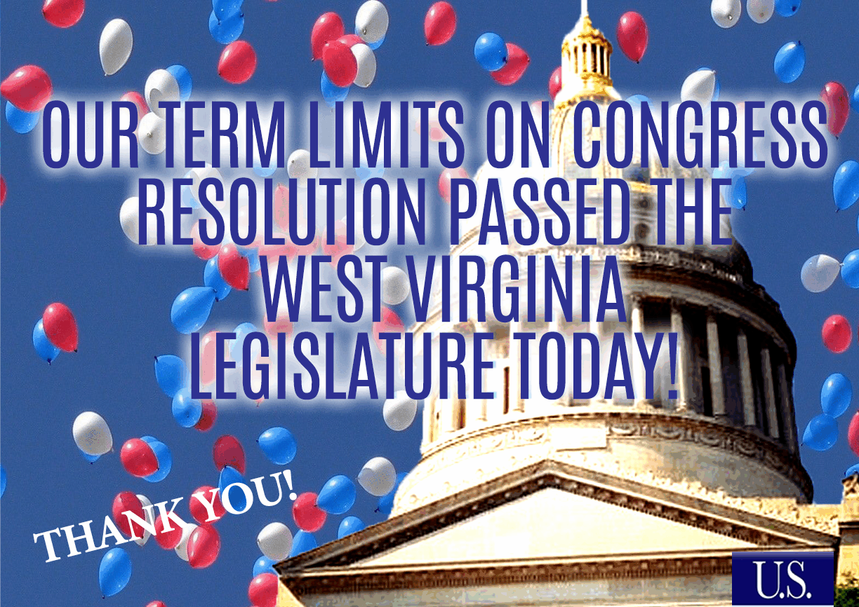 west virginia passes term limits on congress resolution