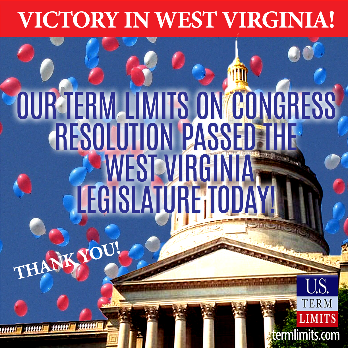 west virginia passes term limits on congress resolution
