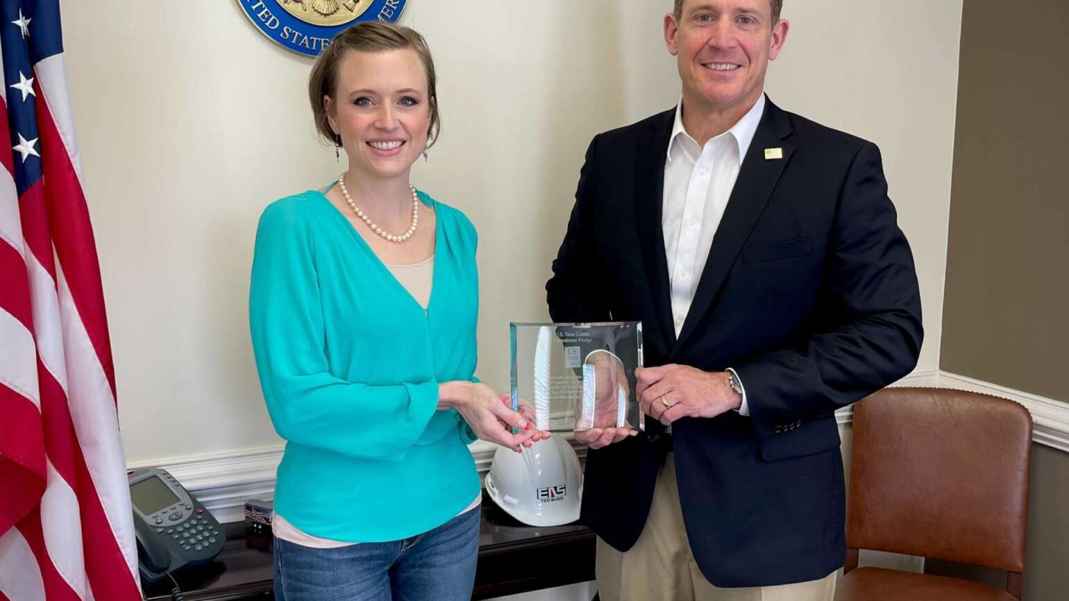 Ted Budd Plaque Rep. Ted Budd NC congressional district 9