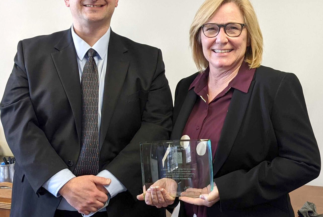 Rep. Michelle Fischbach with Scott Tillman (Minnesota)