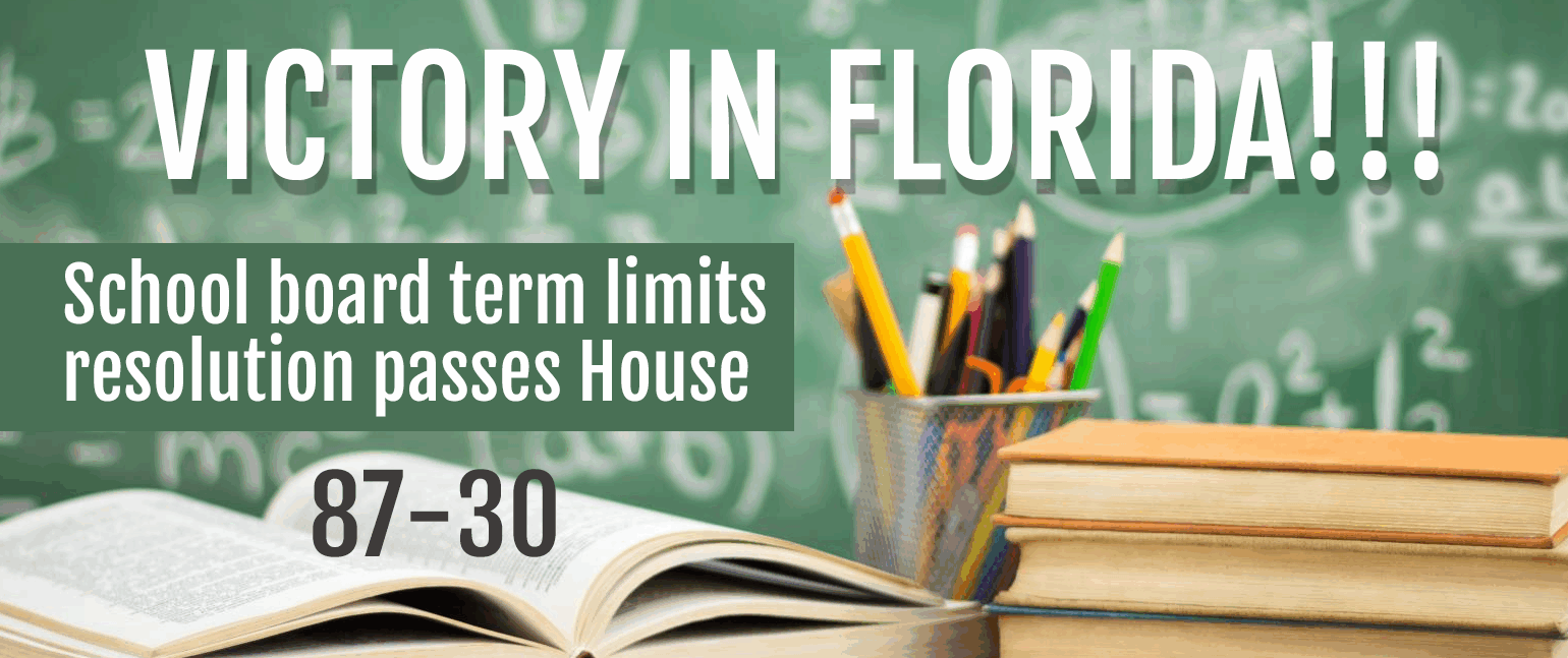 schoolboard term limits pass florida house
