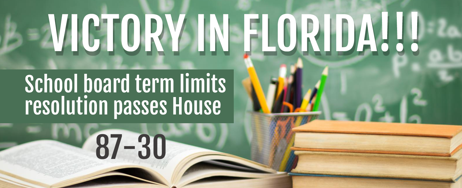 schoolboard term limits pass florida house