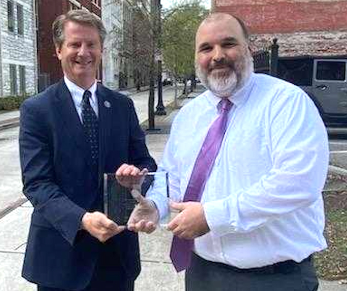 tennessee tim burchet us rep received plaque