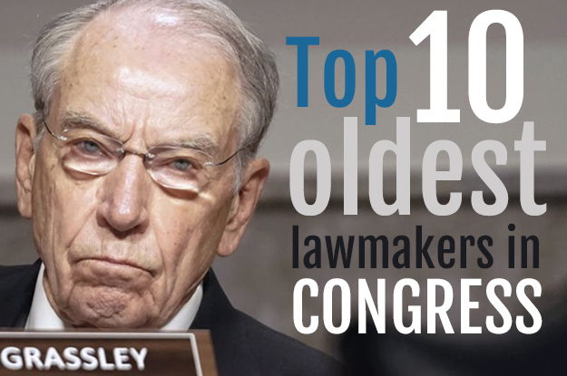 top 10 oldest members of congress