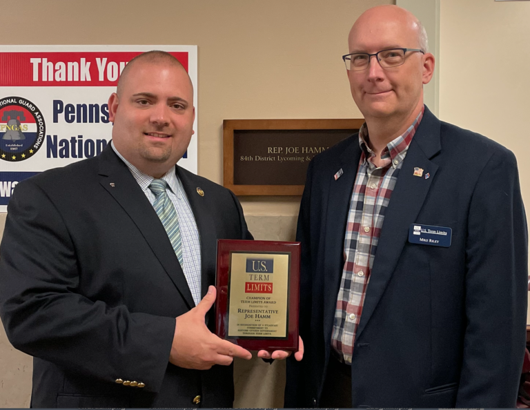 Pennsylvania State Rep. Joe Hamm Honored for Term Limits Support - U.S ...