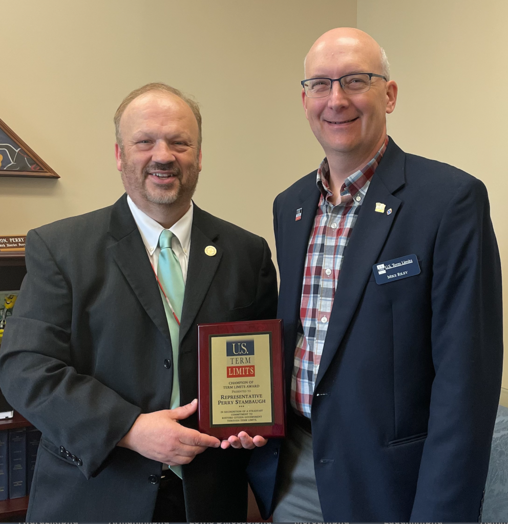 Pennsylvania State Rep. Perry Stambaugh Honored For Term Limits Support 