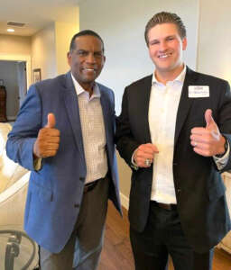 Utah U.S. House Rep Burgess Owens with Idaho candidate for Governor and former Idaho State Director Ed Humphreys