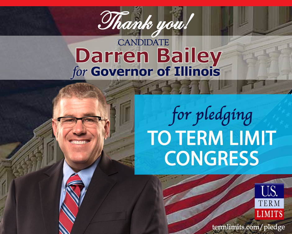 Candidate for Illinois Governor Darren Bailey Signs Term Limits Pledge ...