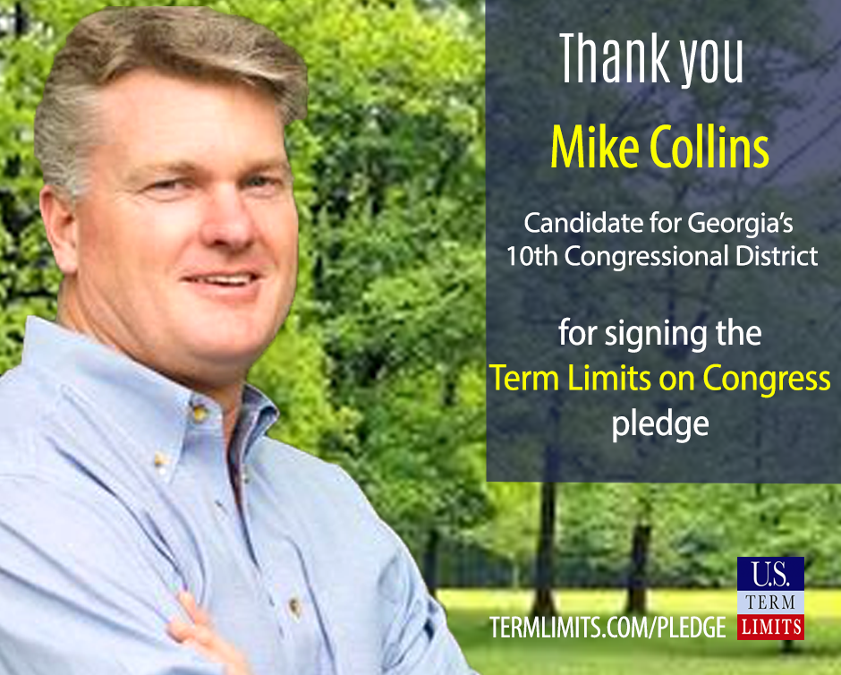 Mike Collins Pledges To Support Term Limits On Congress Us Term Limits