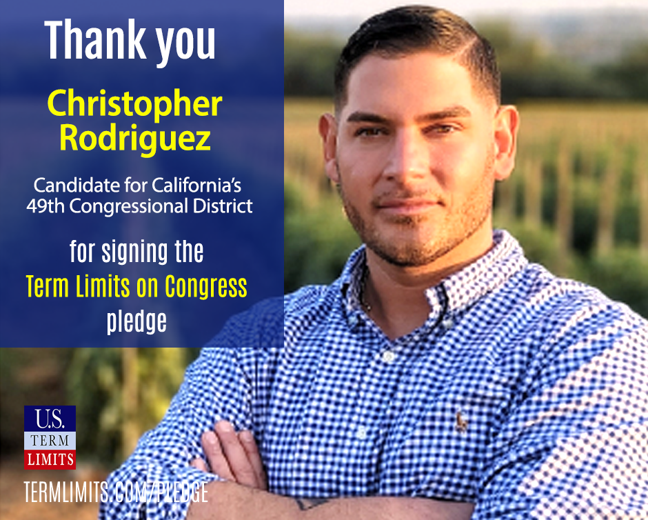 Christopher Rodriguez Pledges to Support Term Limits on Congress - U.S ...