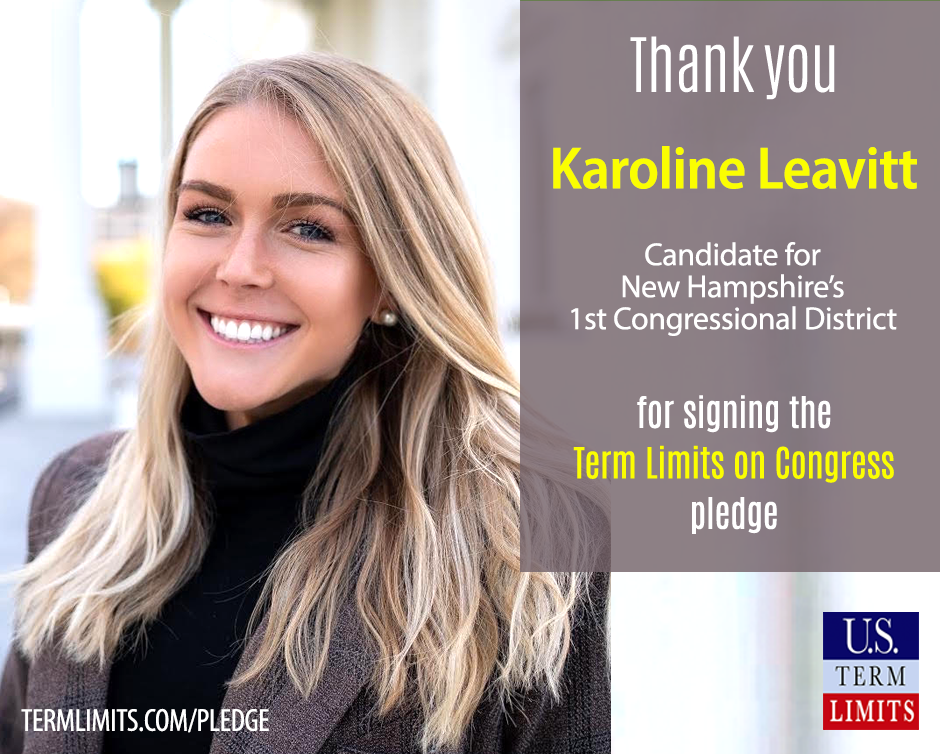 Karoline Leavitt Pledges to Support Term Limits on Congress U.S. Term