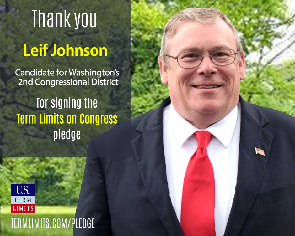 Leif Johnson Pledges to Support Term Limits on Congress - U.S. Term Limits