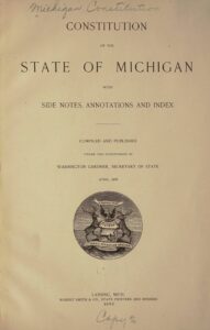 michigan constitution