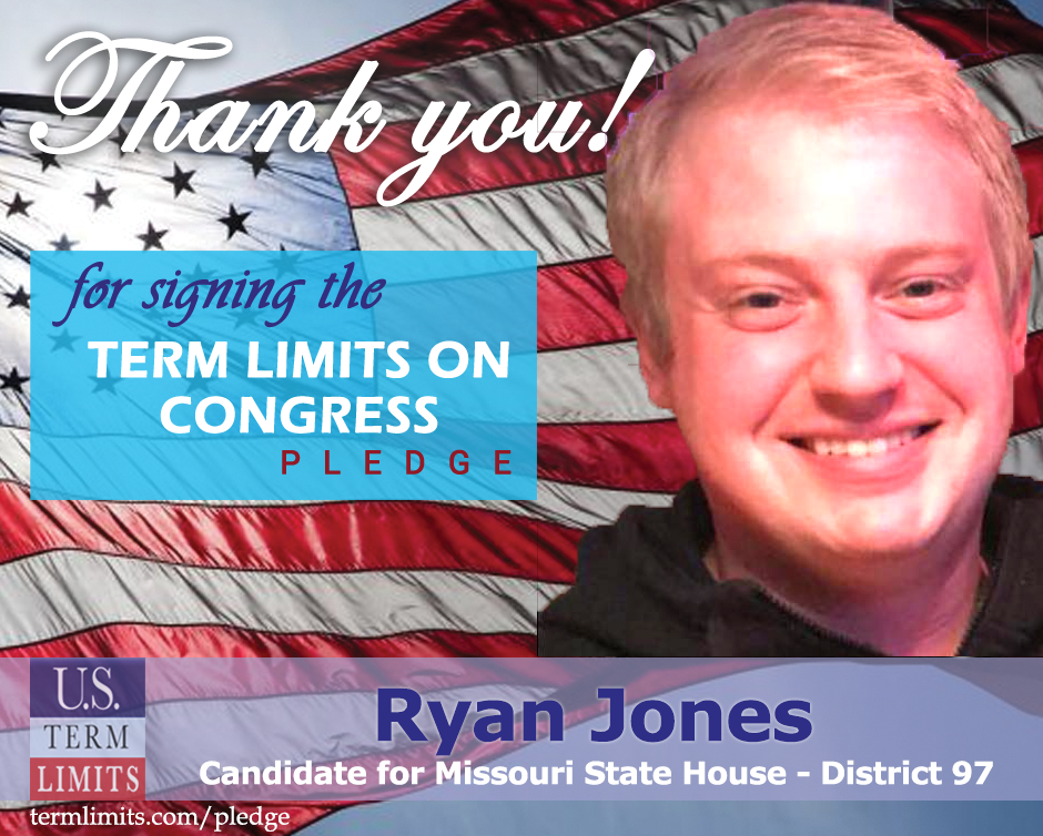 Ryan Jones Pledges To Support Congressional Term Limits - U.S. Term Limits