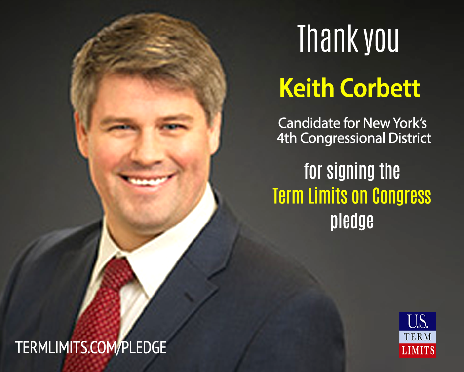 Keith Corbett Pledges to Support Term Limits on Congress - U.S. Term Limits