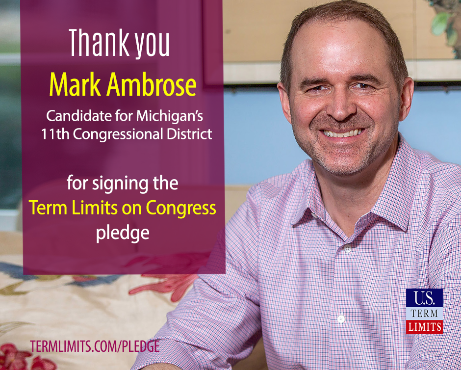 Mark Ambrose Pledges To Support Term Limits On Congress Us Term Limits