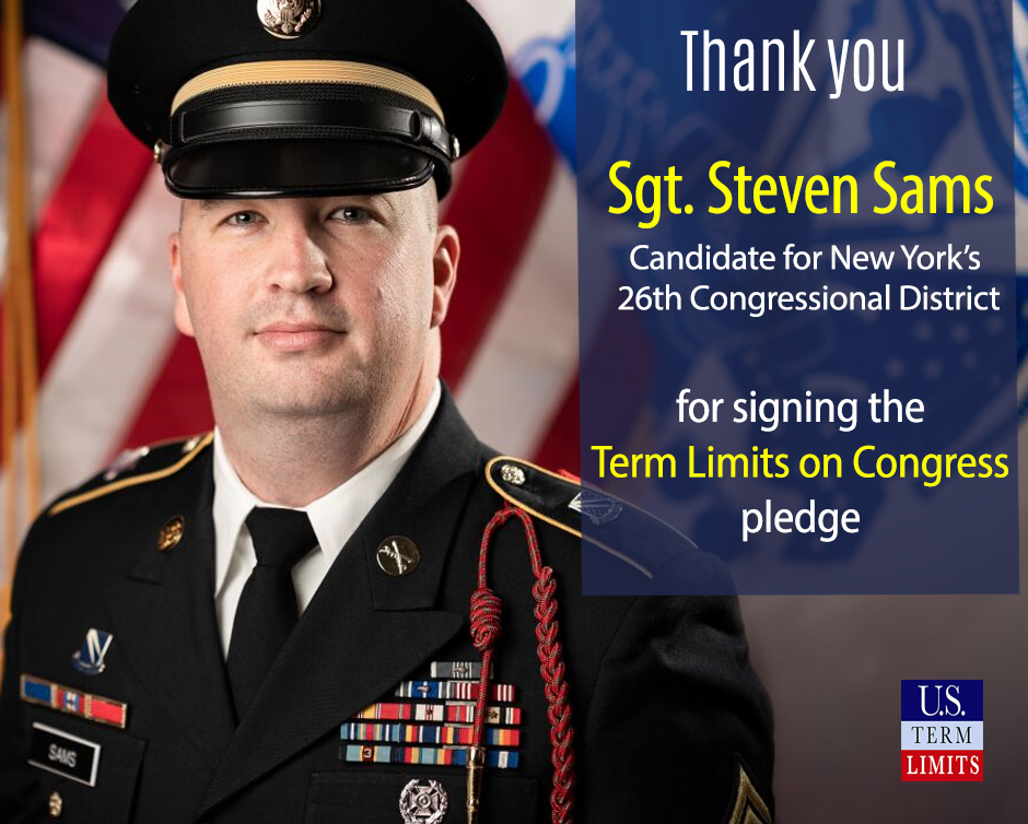 Steven Sams Pledges To Support Term Limits On Congress Us Term Limits