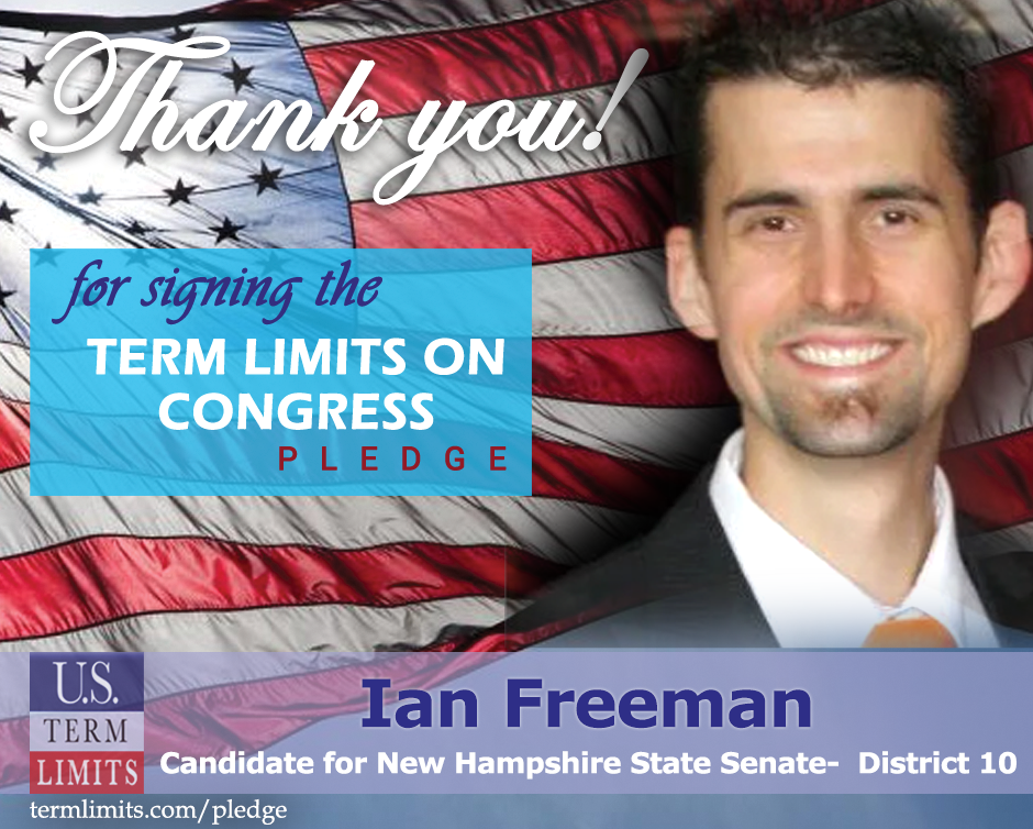 Ian Freeman Pledges to Support Congressional Term Limits - U.S. Term Limits