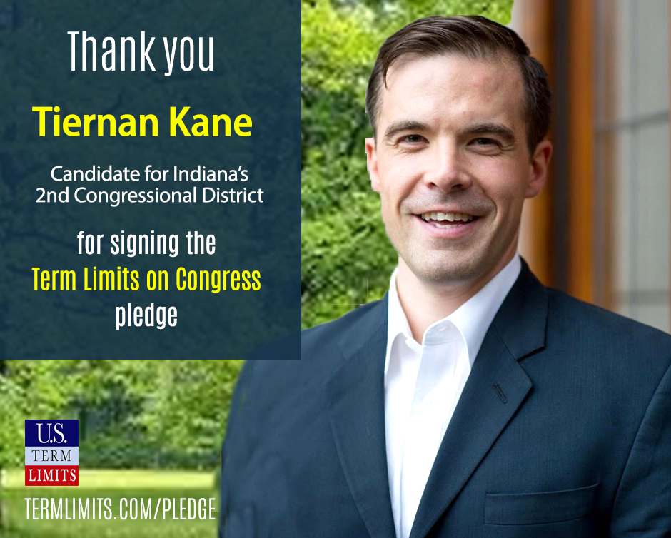 Tiernan Kane Pledges to Support Term Limits on Congress - U.S. Term Limits