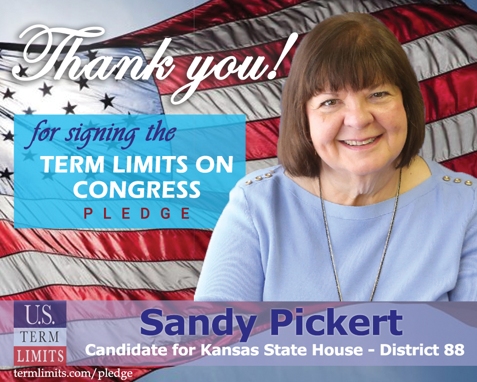 Sandy Pickert Pledges To Support Congressional Term Limits U S Term