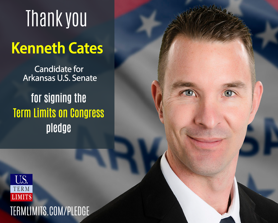 Kenneth Cates Pledges to Support Term Limits on Congress - U.S. Term Limits