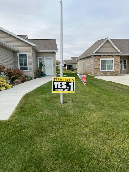 Get Vote Yes on 1 Yard Signs - U.S. Term Limits