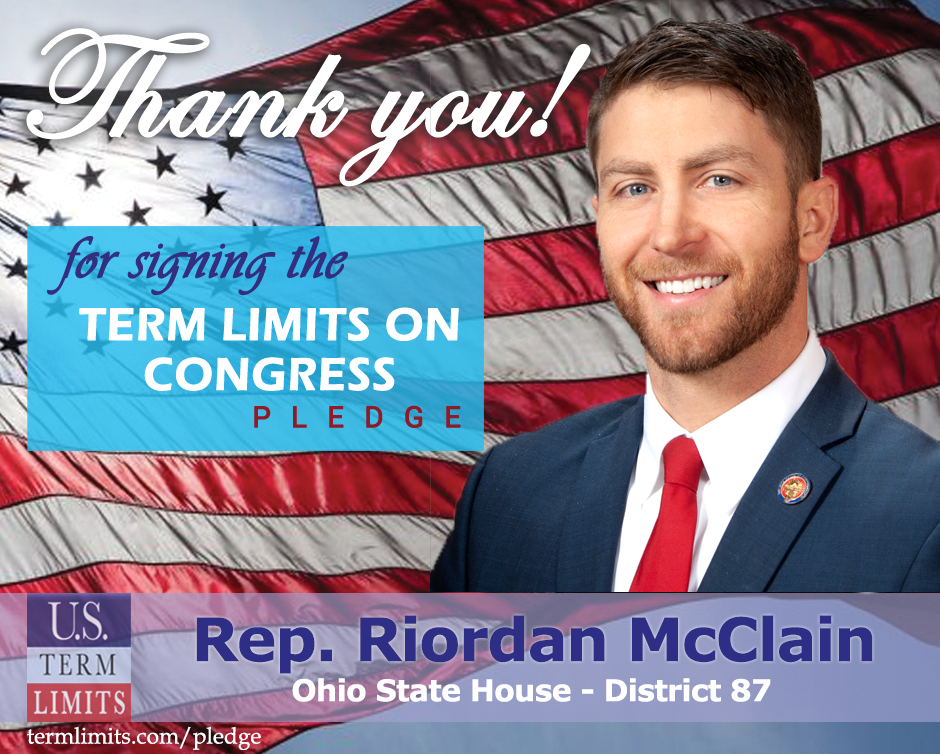 Rep. Riordan McClain Pledges to Support Congressional Term Limits - U.S ...