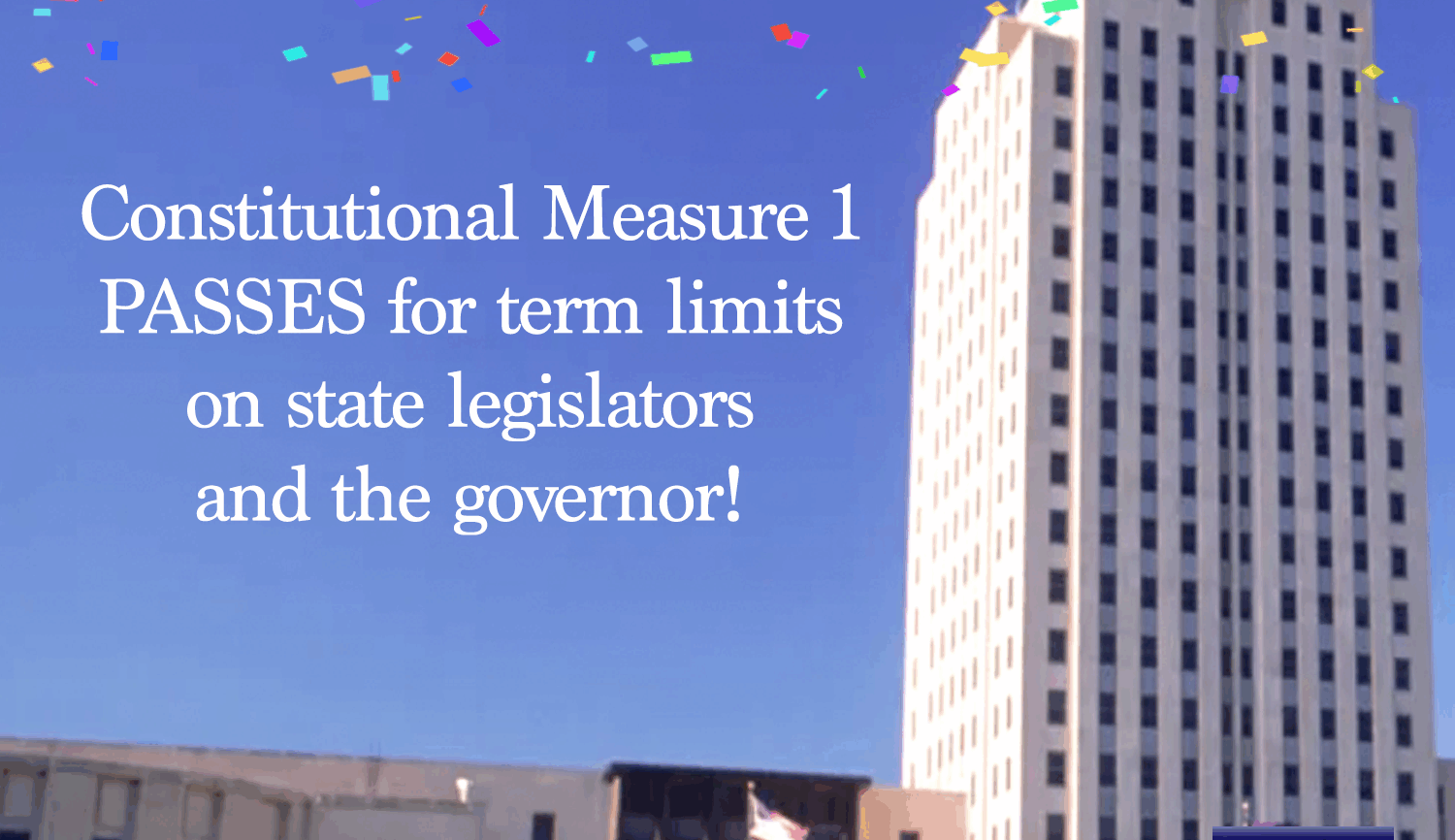 north dakota constitutional measure 1 passes state legislature assembly and governor.