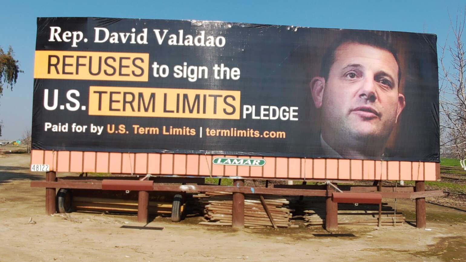 Rep David valadao refuses to sign the u.s. term limits pledge