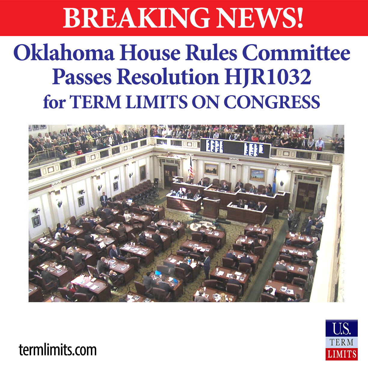 Oklahoma House Committee Passes Resolution To Term Limit Congress - U.S ...