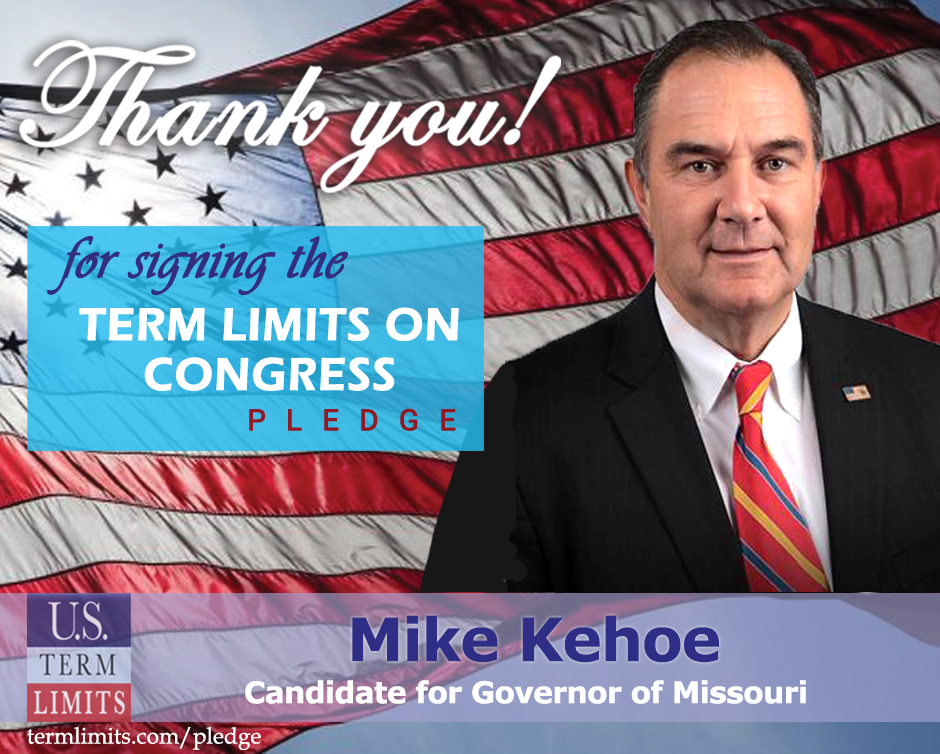 Candidate for Missouri Governor Mike Kehoe Signs Term Limits Pledge U