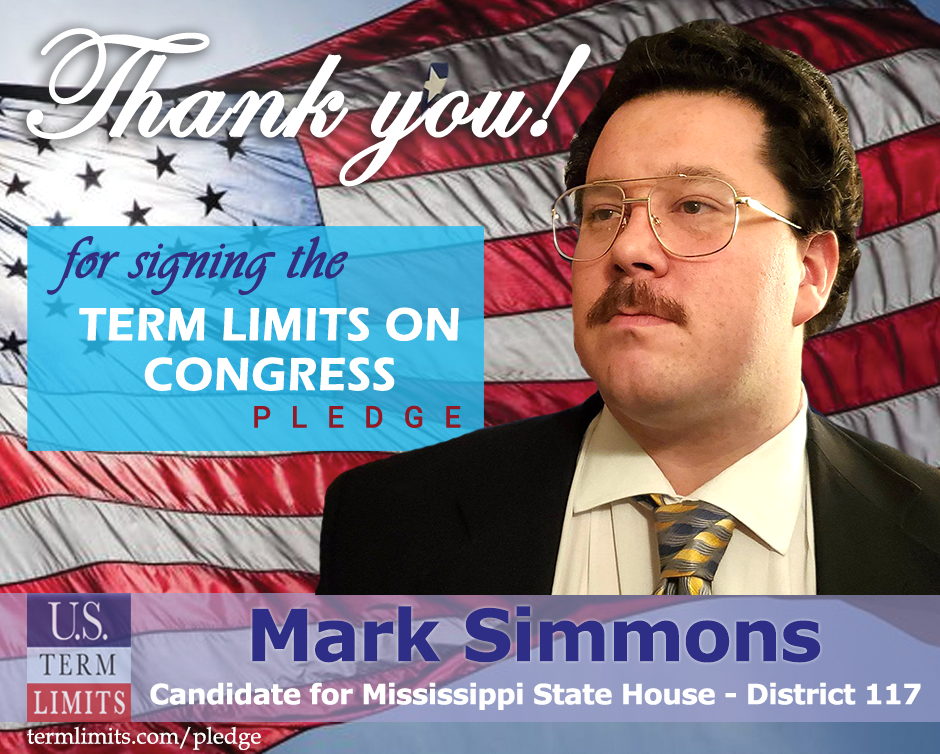 Mark Simmons Pledges To Support Congressional Term Limits U S Term