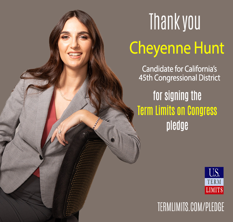 Cheyenne Hunt Pledges to Support Term Limits on Congress - U.S. Term Limits