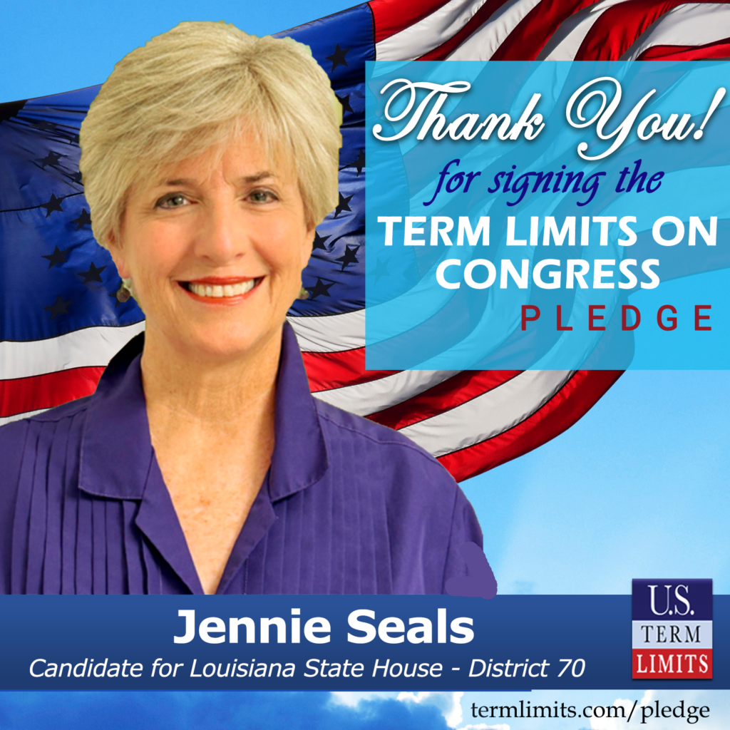 Jennie Seals Pledges To Support Congressional Term Limits - U.S. Term ...