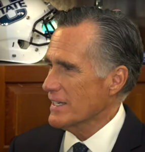 sen. mitt romney retires gracefull from congress