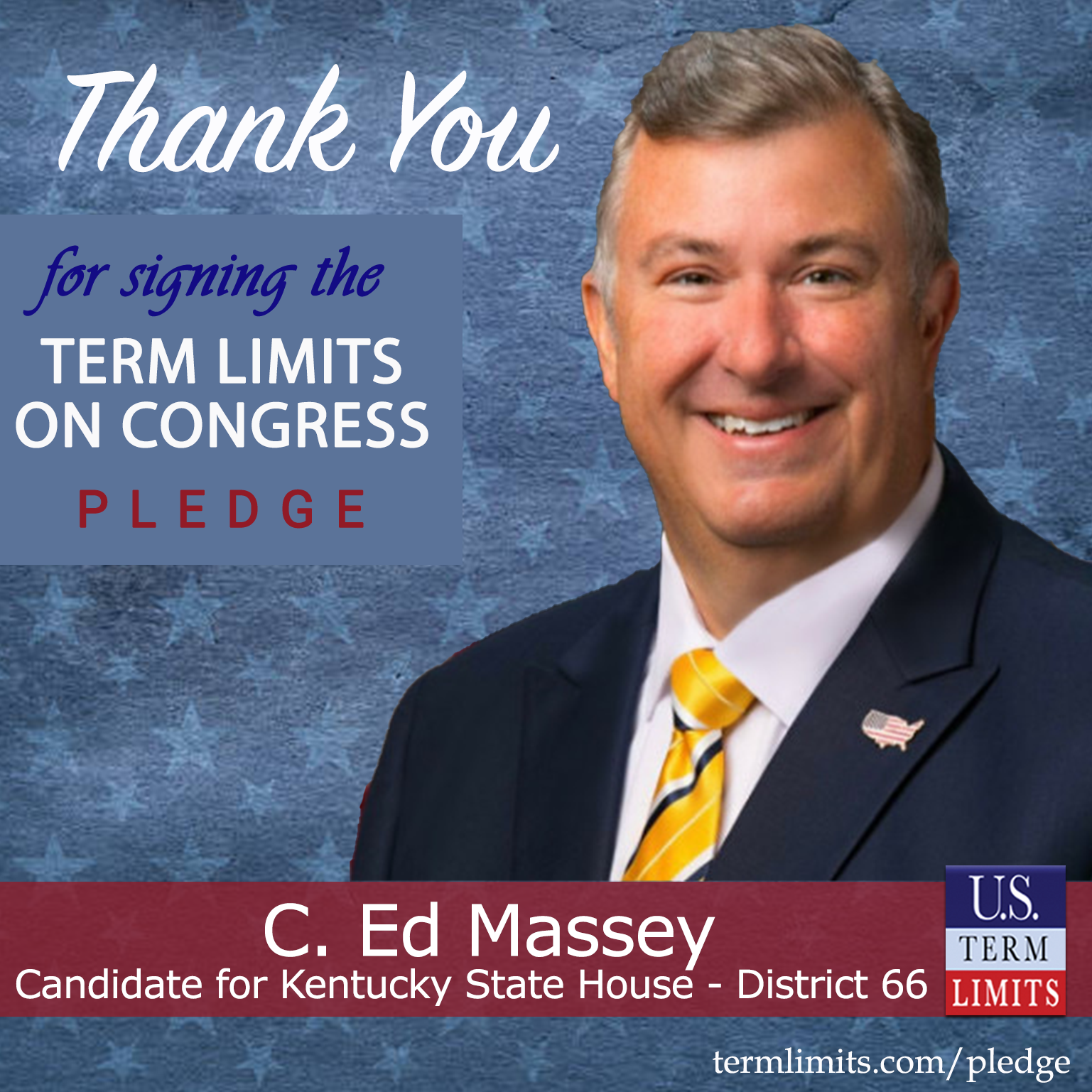 C Ed Massey Pledges To Support Congressional Term Limits U S Term   C.EdMassey 