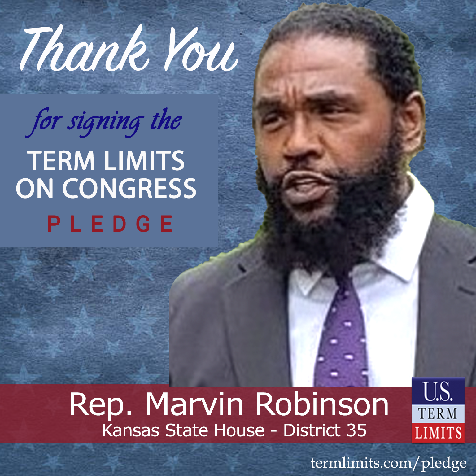 Rep. Marvin Robinson Pledges To Support Congressional Term Limits - U.S ...