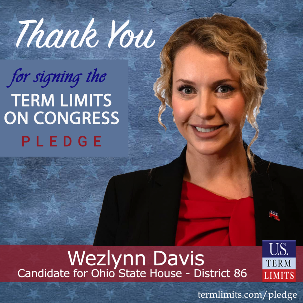 Wezlynn Davis Pledges to Support Congressional Term Limits - U.S. Term ...