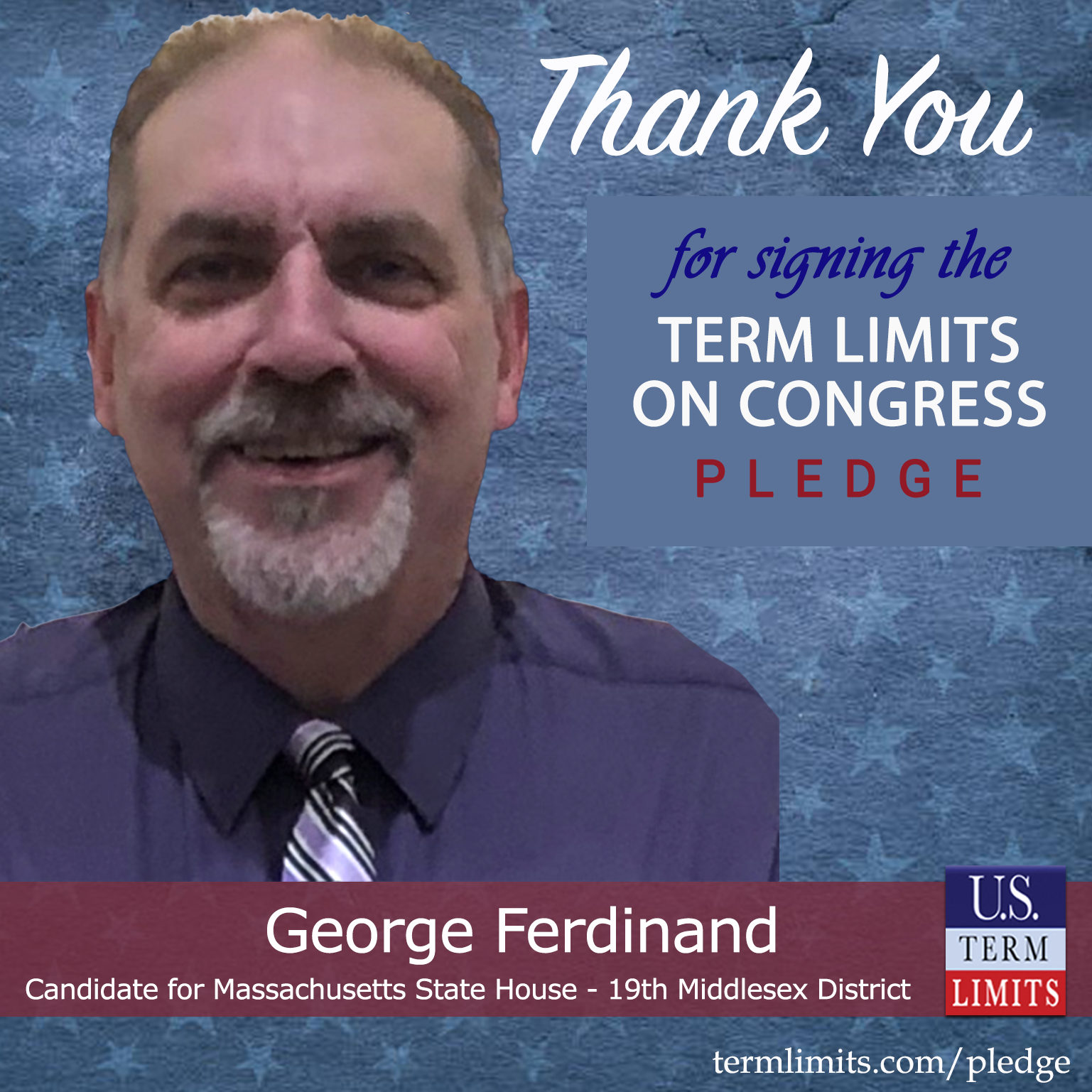 George Ferdinand Pledges To Support Congressional Term Limits U S