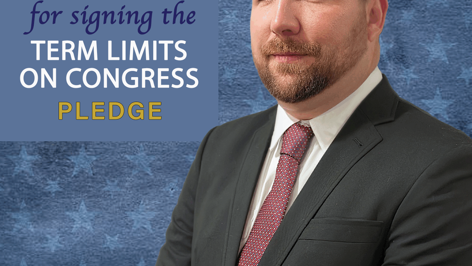 Thank you Brent Motgomery for signing the pledge to term limit Congress