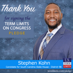 Thank you Stephen Kohn for signing the U.S. Term Limits Pledge