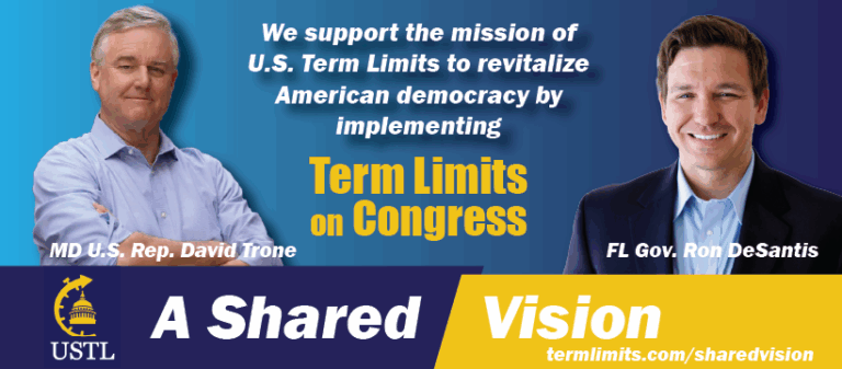 Gov ron desantis and david trone former u.s. rep join forces for term limits on congress