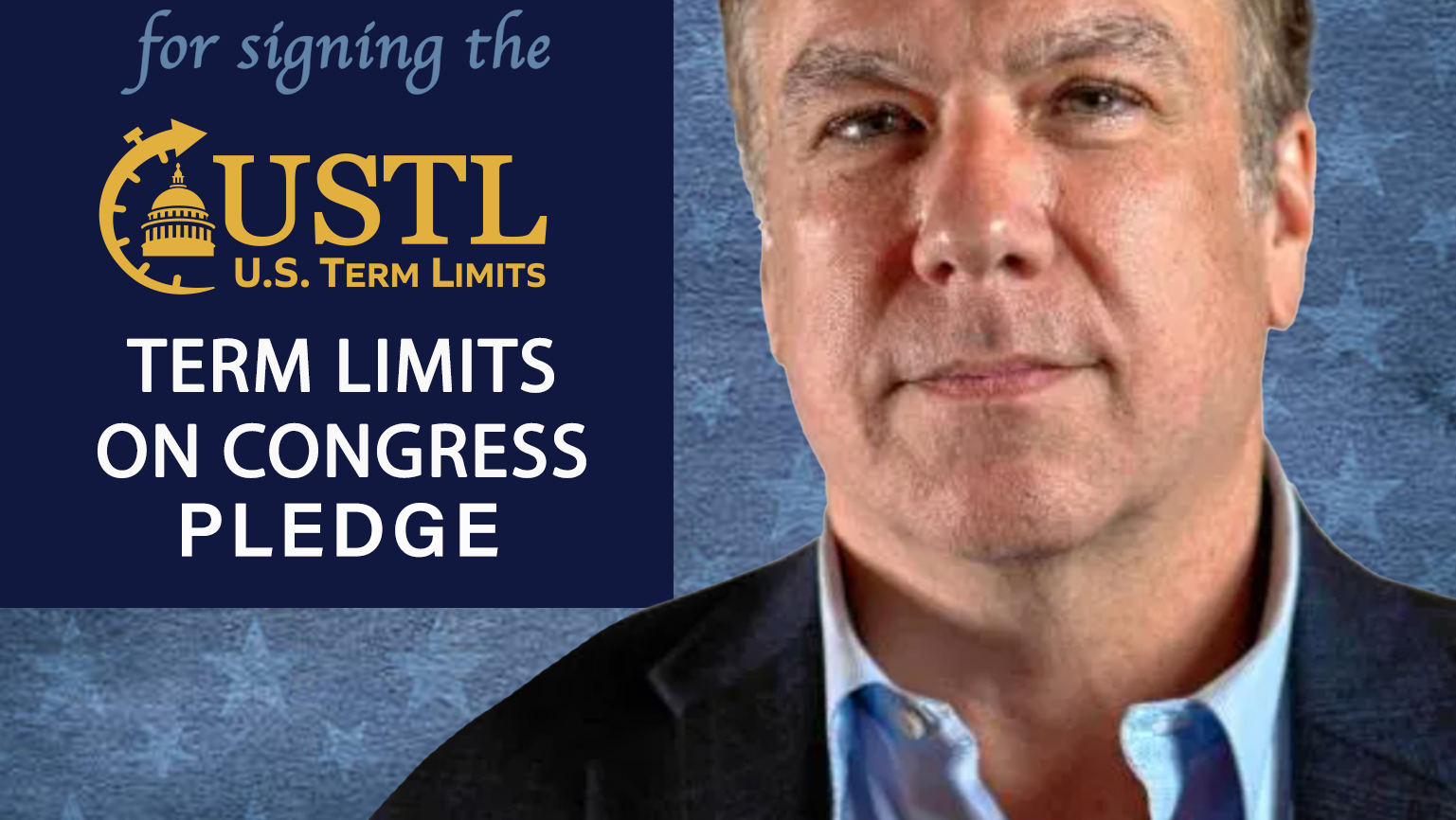 Rep. Jim Kofalt of New Hampshire signs the congressional term limits pledge