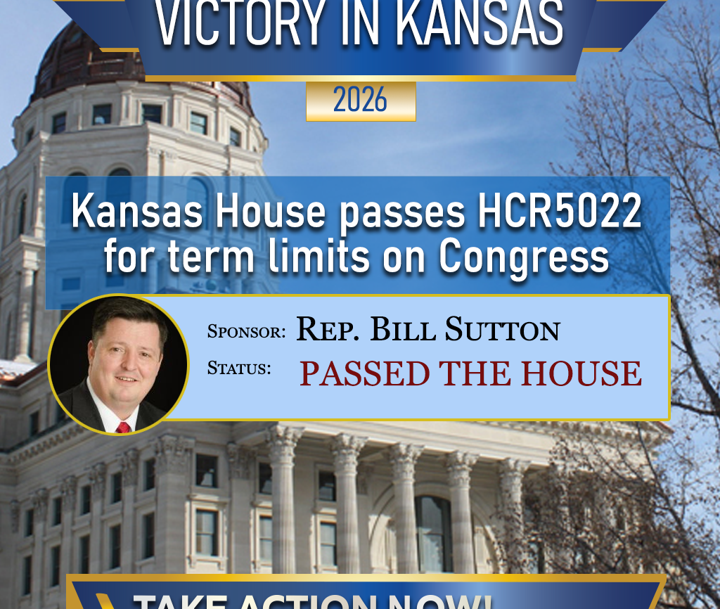 Kansas House Passes Resolution for Term Limits on Congress