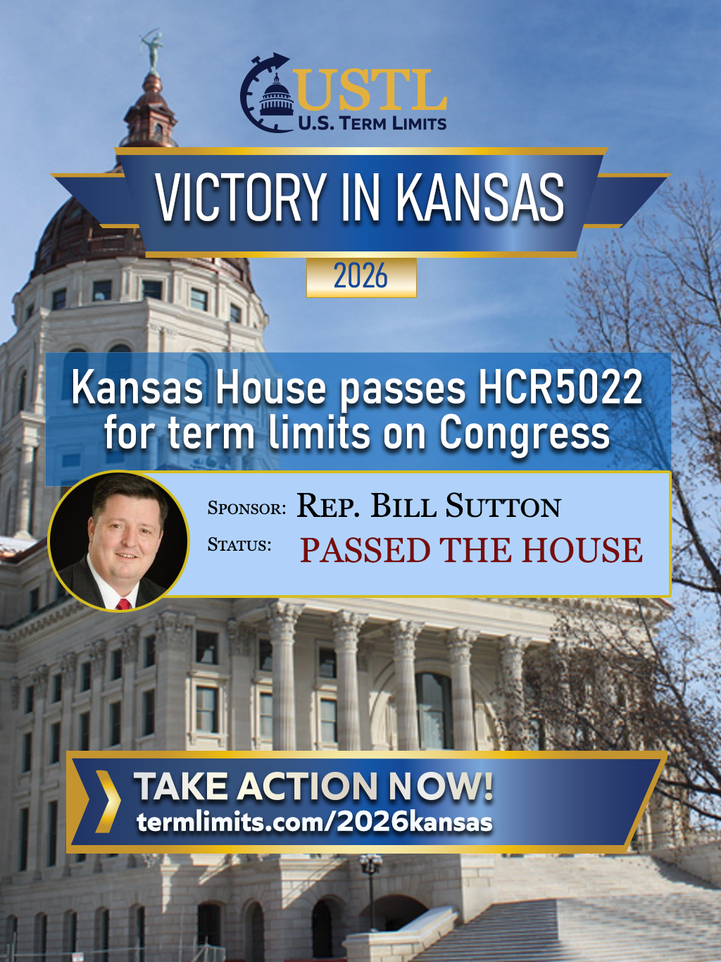 Kansas House Passes Resolution for Term Limits on Congress